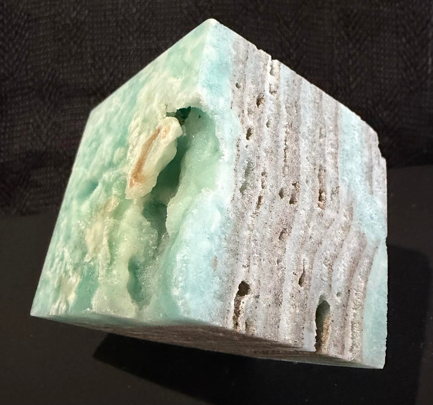 Hemimorphite Cube