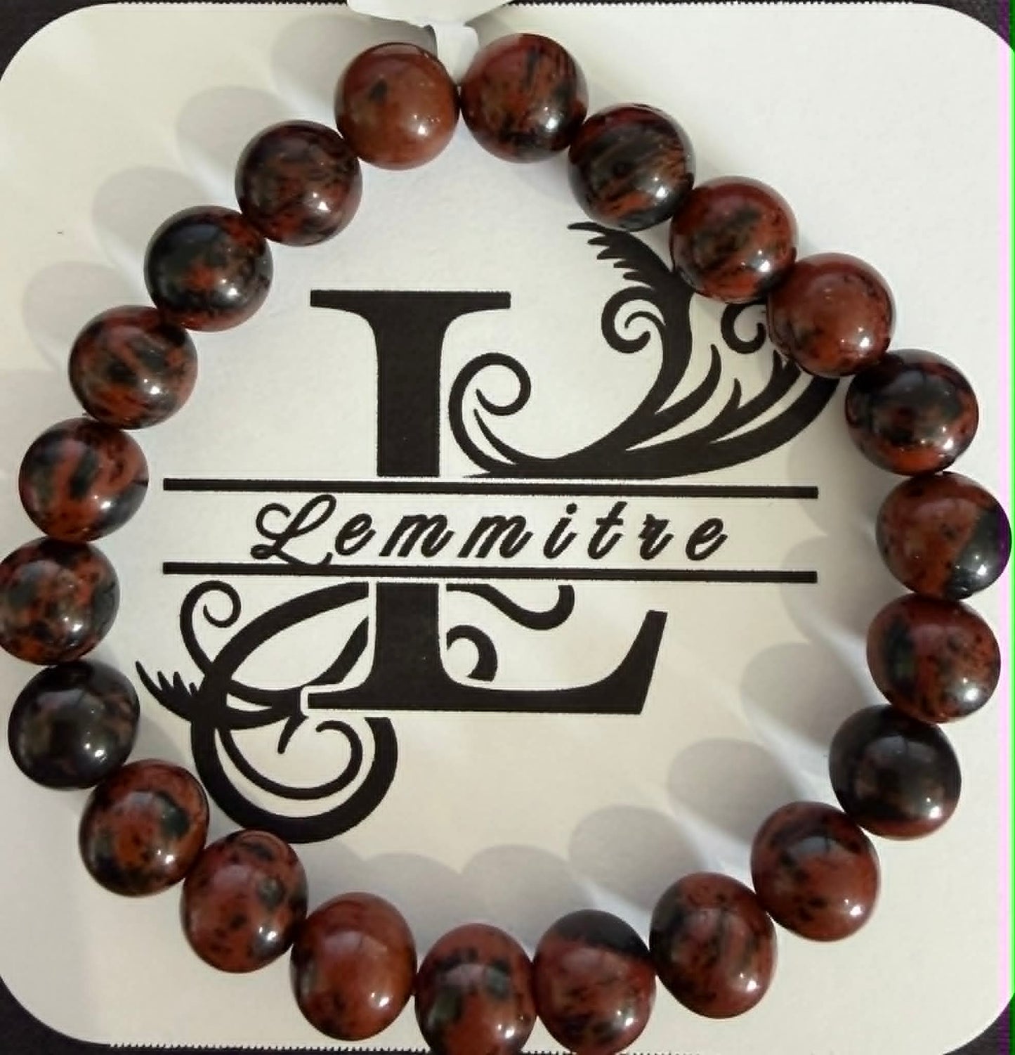 Mahogany Obsidian Bracelet