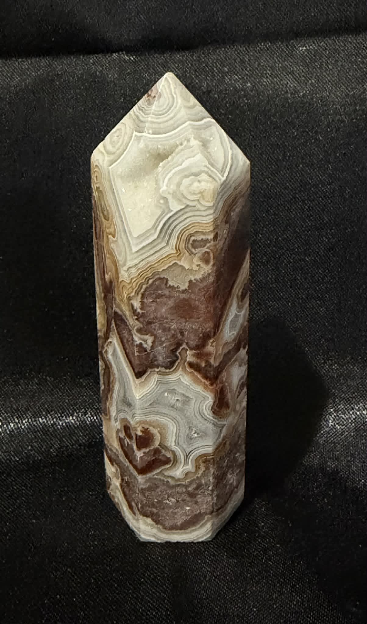 Mexican Lace Agate Tower