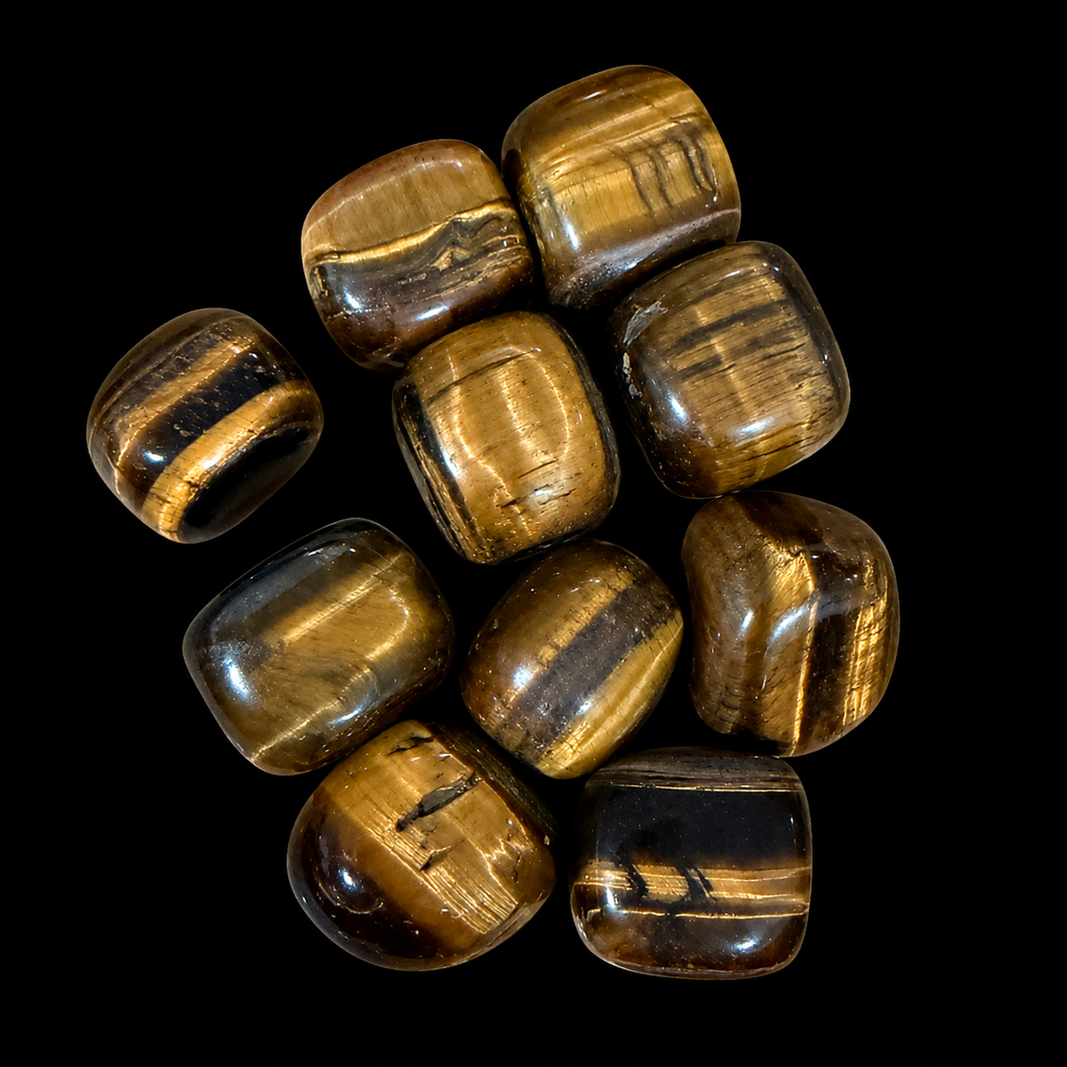 Tiger Eye Tumbles