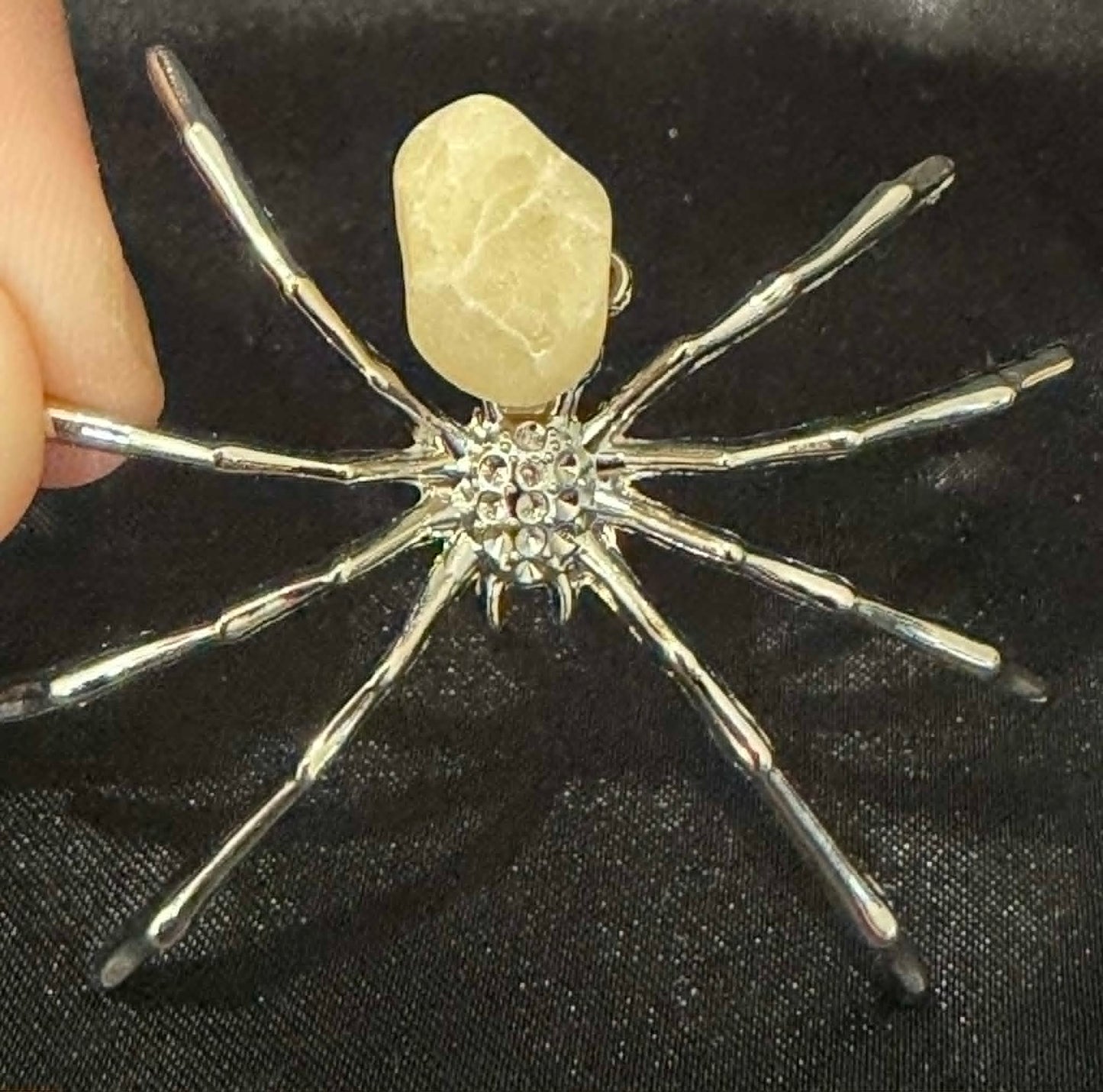 Metal & Crystal Spider