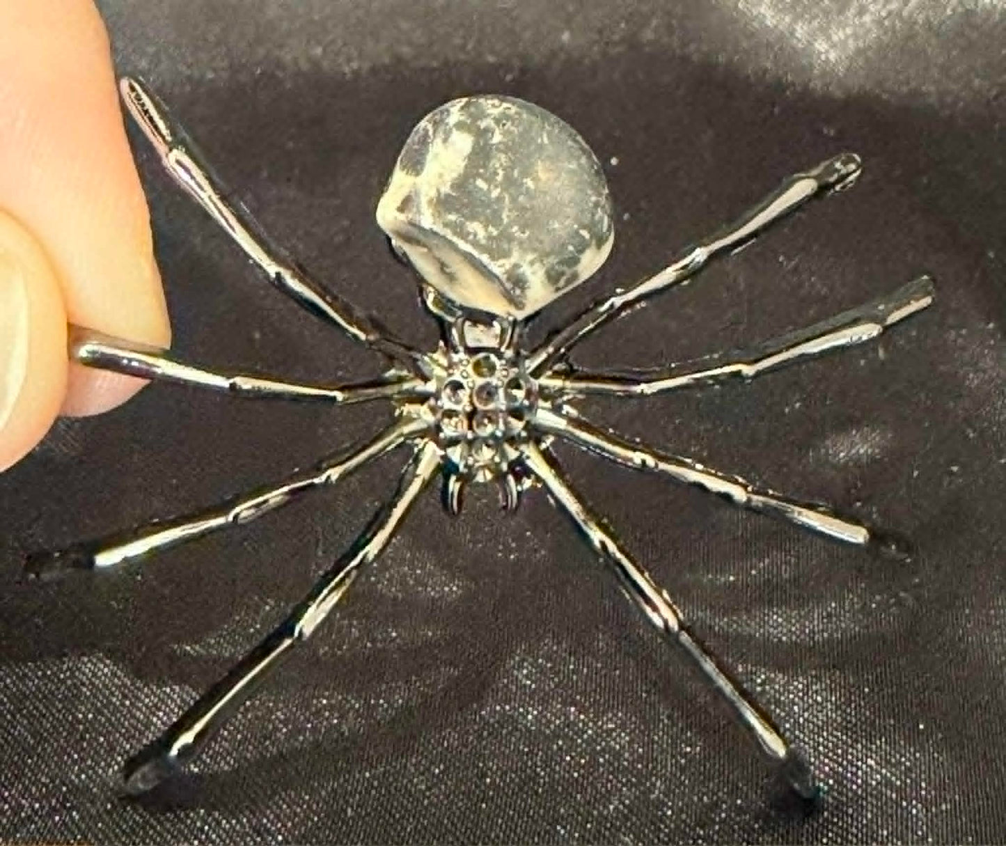 Metal & Crystal Spider