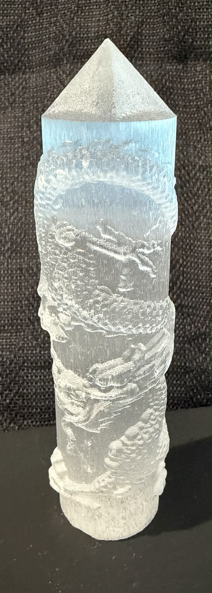 Selenite Carvings, Towers and Bracelet Stands