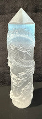 Selenite Carvings, Towers and Bracelet Stands