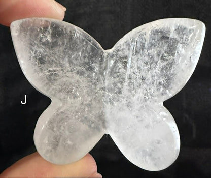 3D Crystal Butterfly Carving