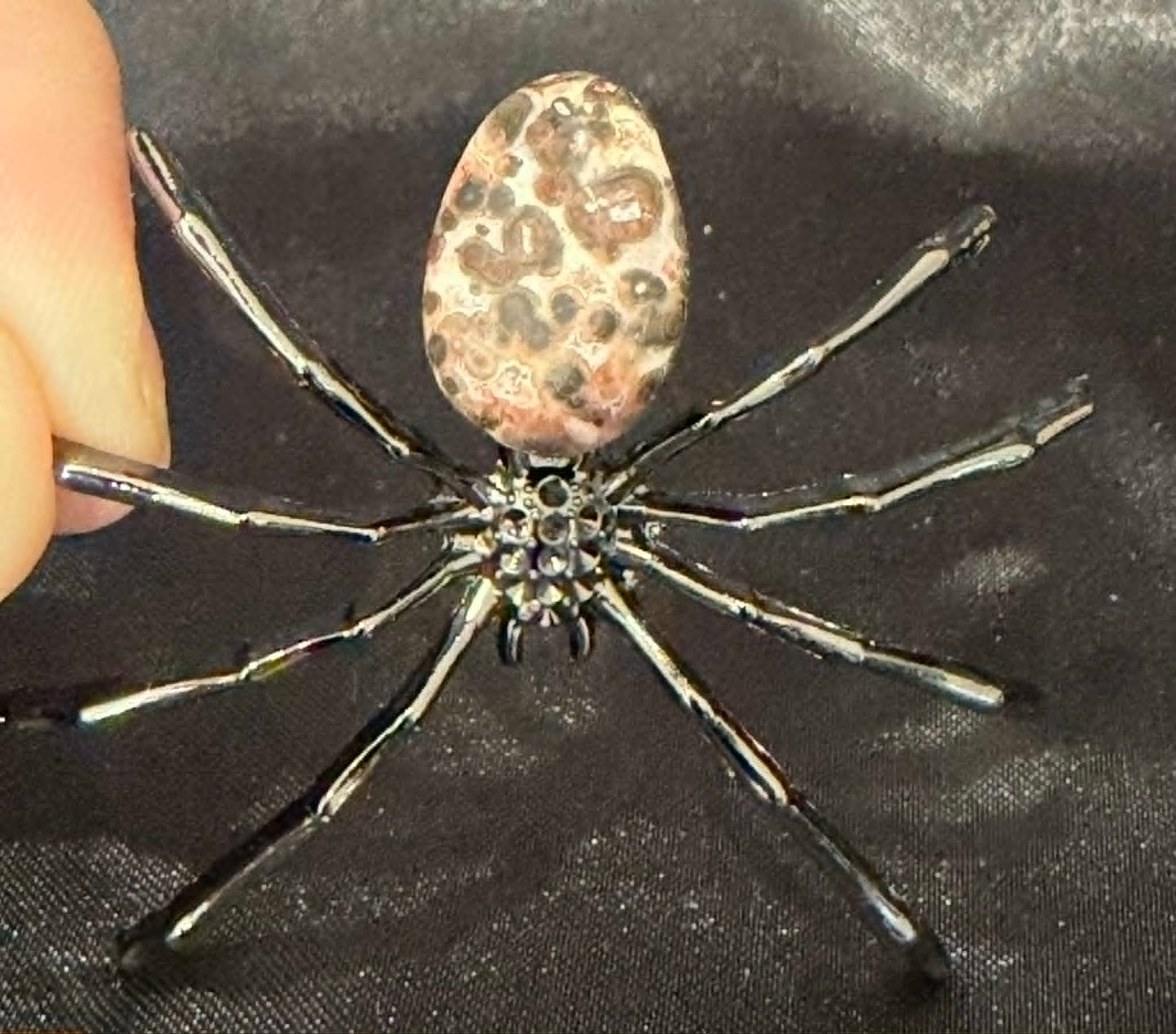 Metal & Crystal Spider