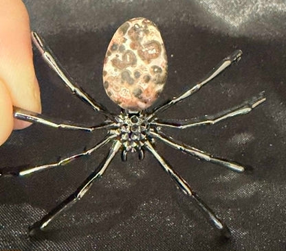 Metal & Crystal Spider