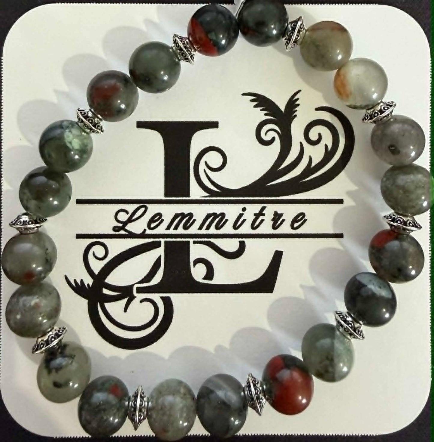African Bloodstone Bracelet