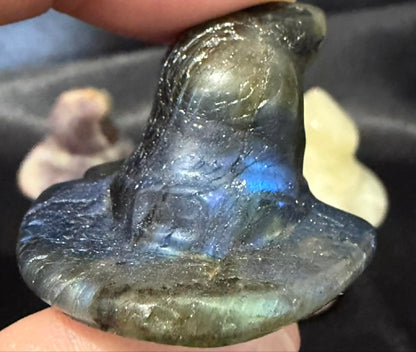 Crystal Witch's Hat Carving
