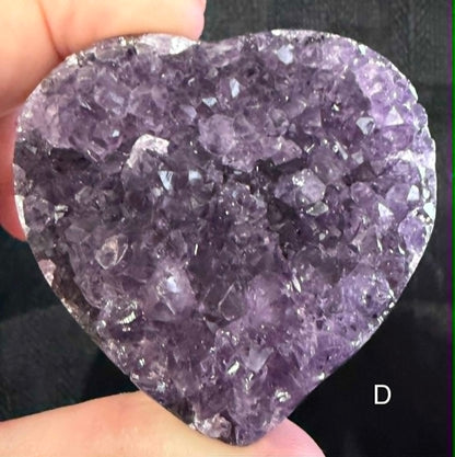 Amethyst Geode Heart