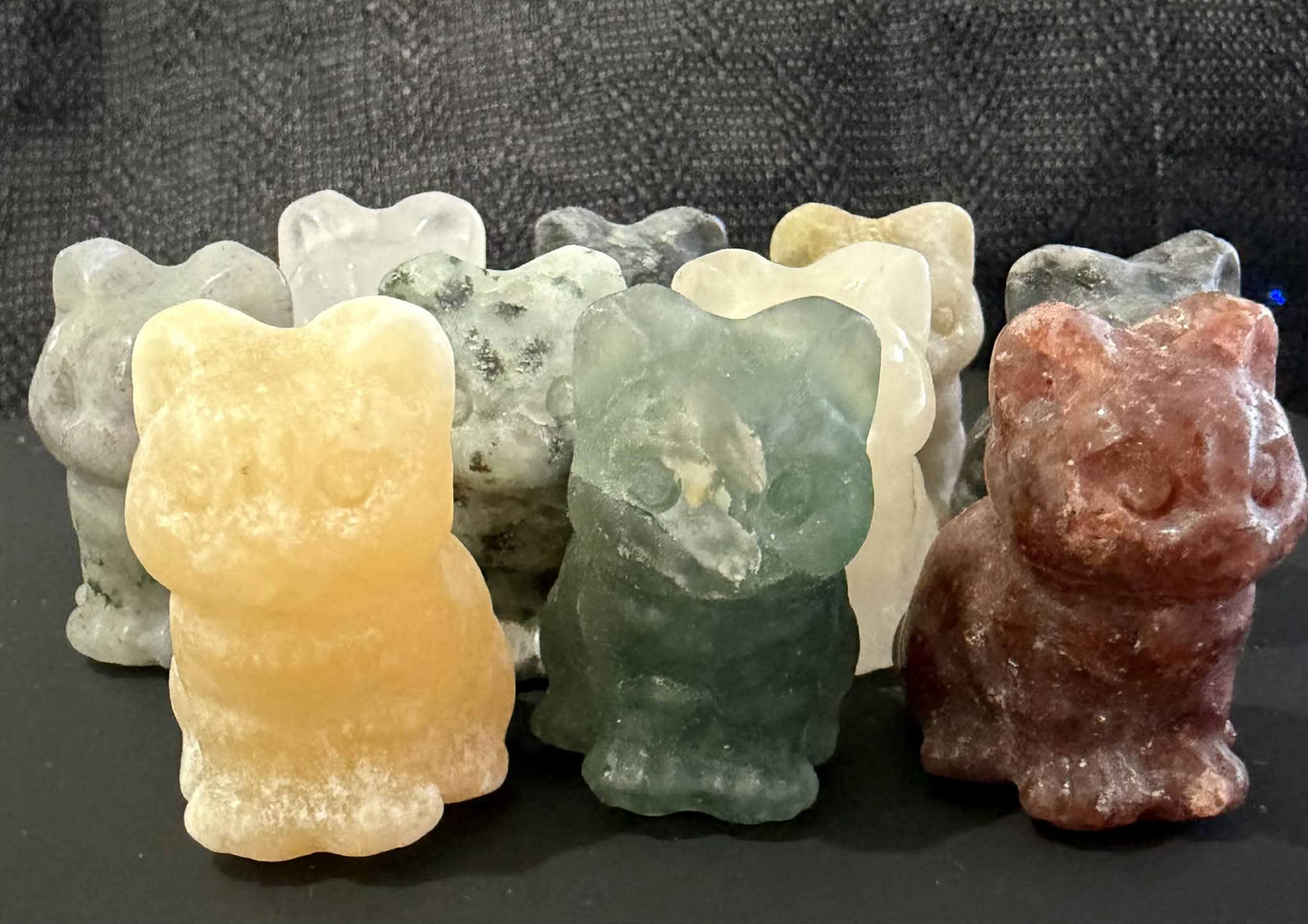 Mini Kitty Carvings