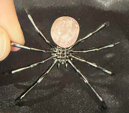 Metal & Crystal Spider