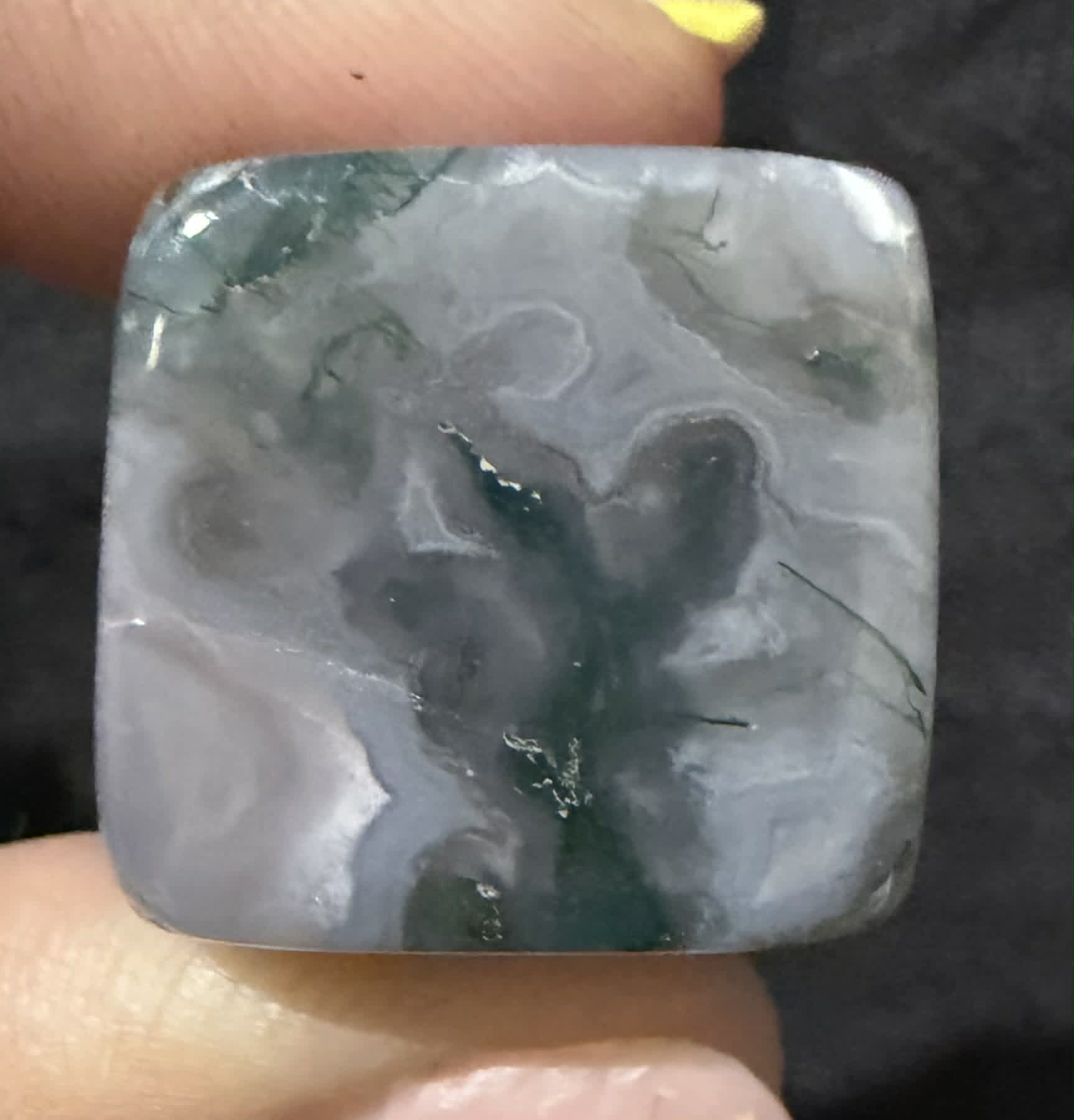 Moss Agate Mini Cubes