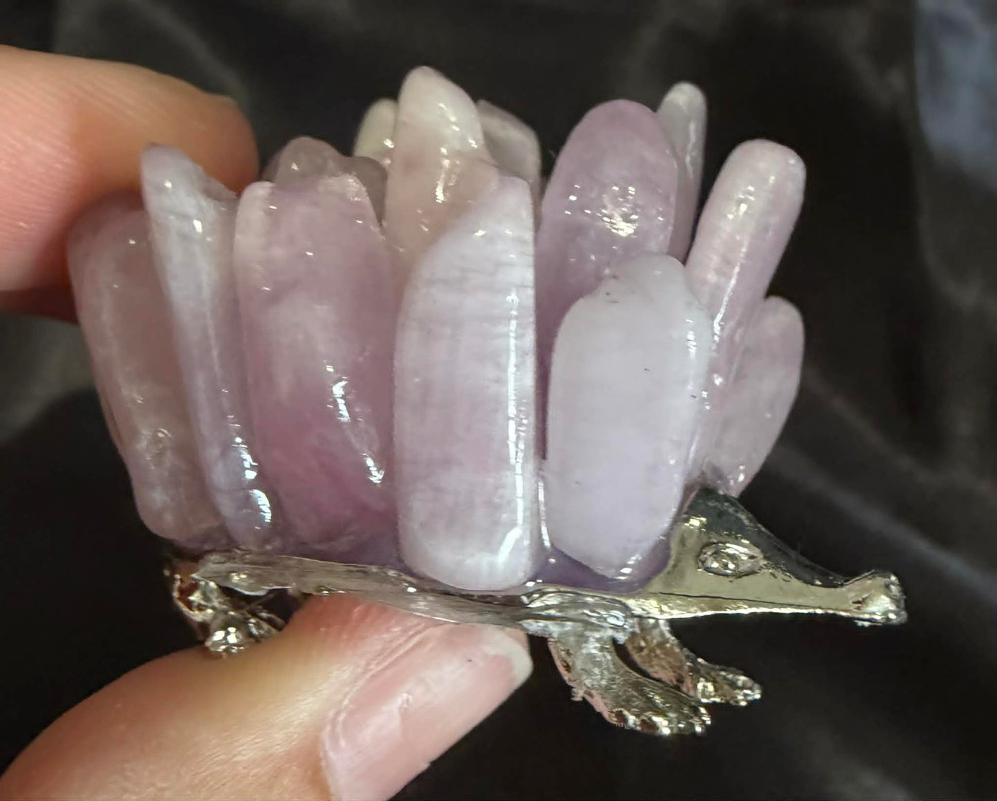 Crystal Chip Hedgehog Figurine