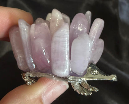 Crystal Chip Hedgehog Figurine