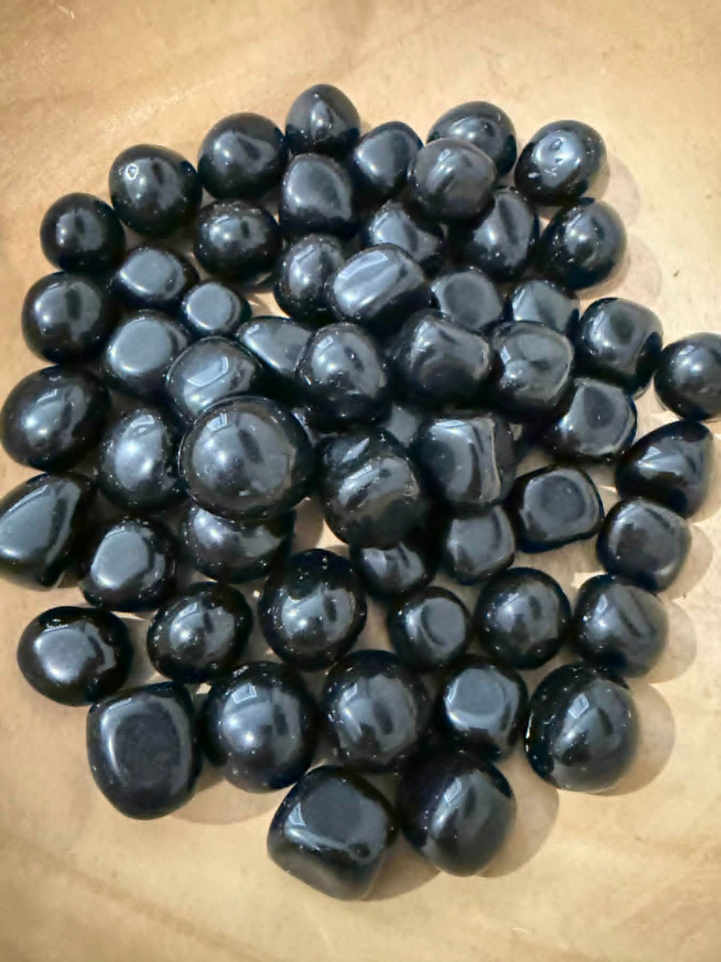 Black Obsidian Tumbles