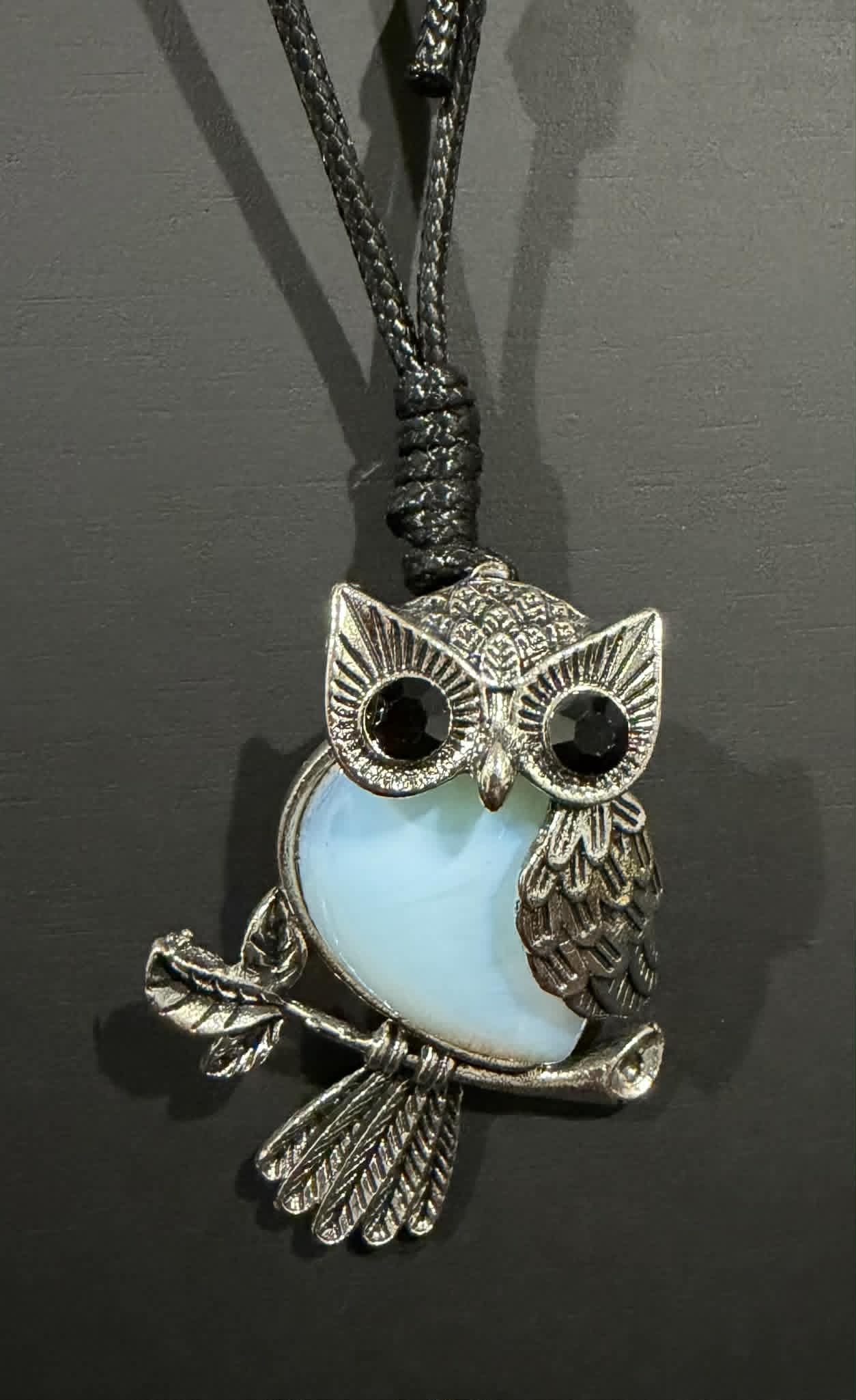 Crystal Owl Necklaces