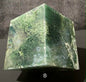 Moss Agate Cubes Self Standing