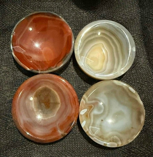 Banded Agate Bowl / Sphere Holder