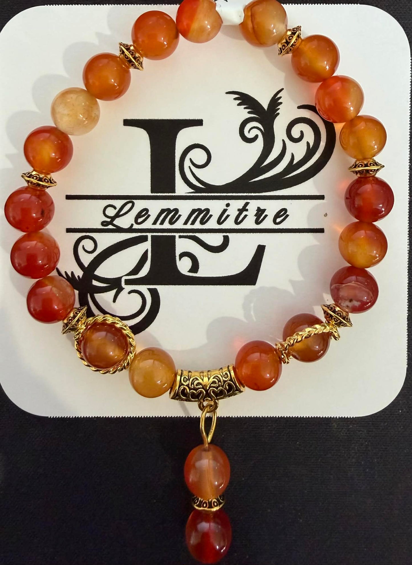 Carnelian Crystal Bracelet