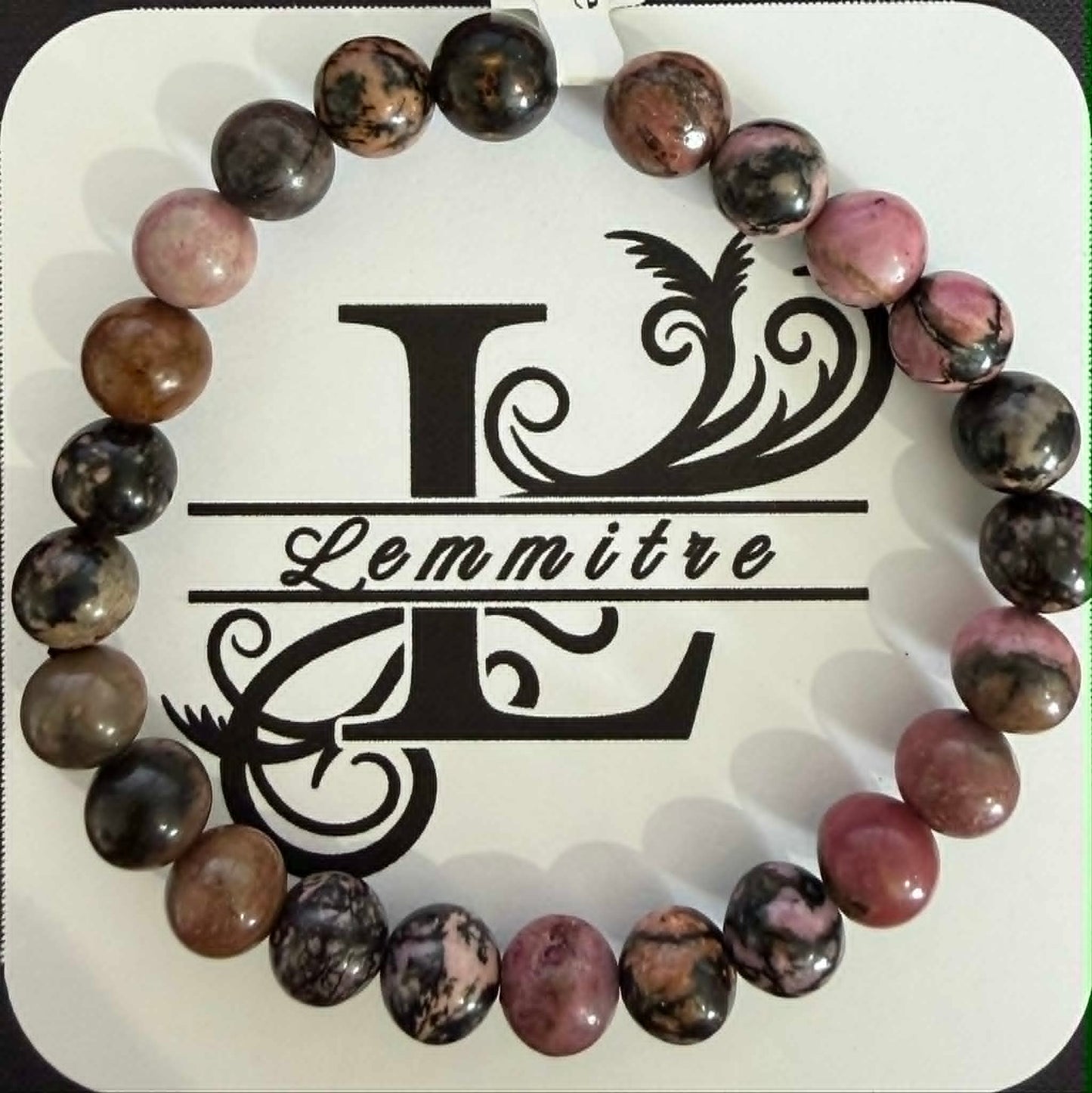 Rhodonite Crystal Bracelet
