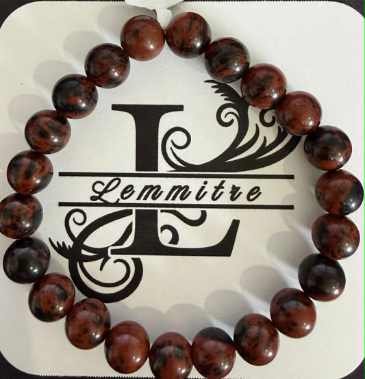 Mahogany Obsidian Bracelet