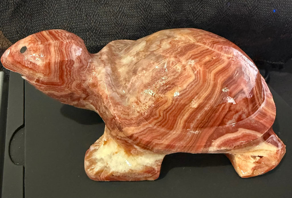 Amber Calcite Turtle