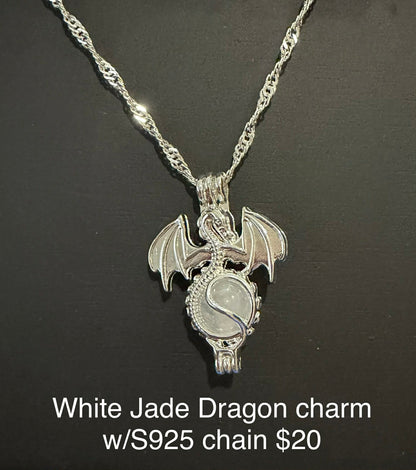Dragon Charm S925 Necklace