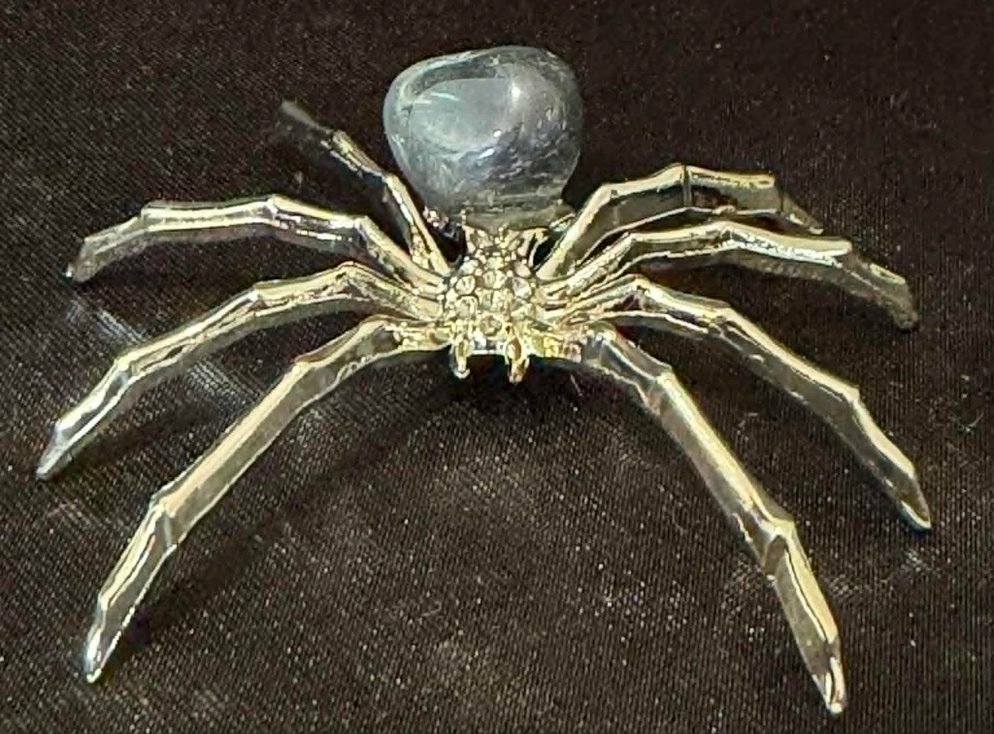 Metal & Crystal Spider