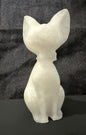 White Jade Cat Carving