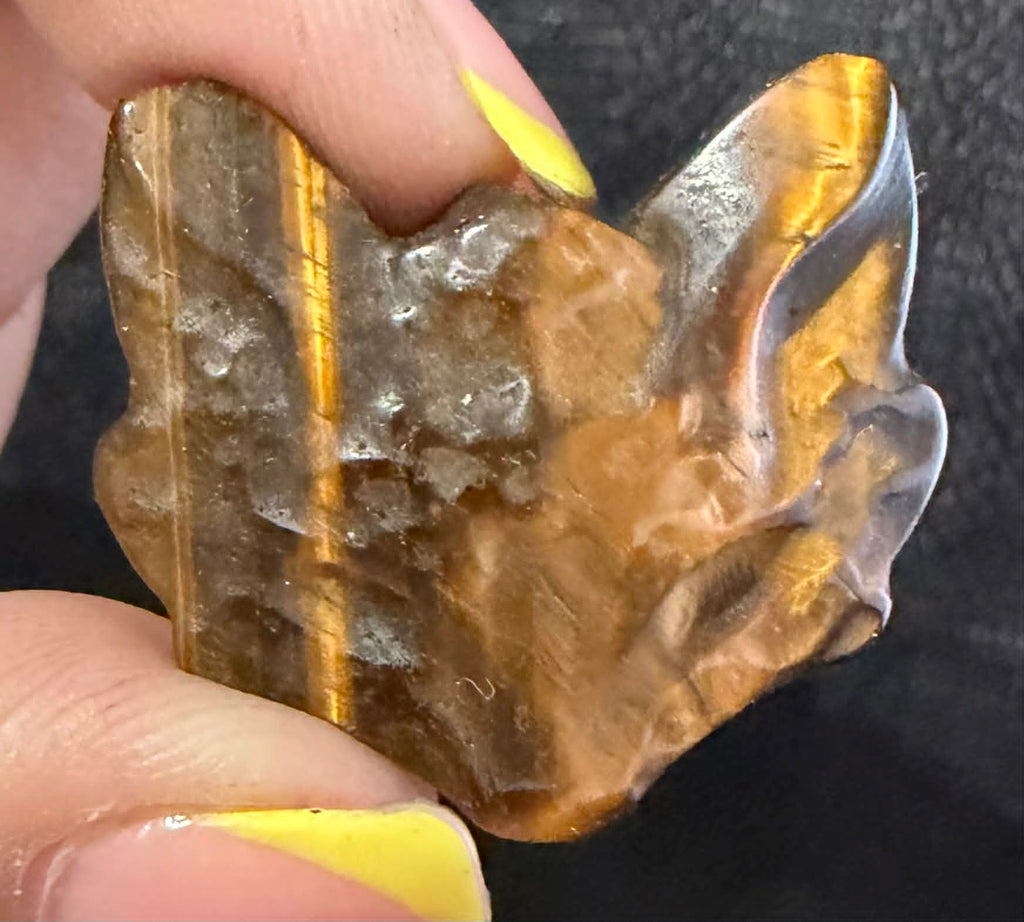 Crystal Fox Face Carving