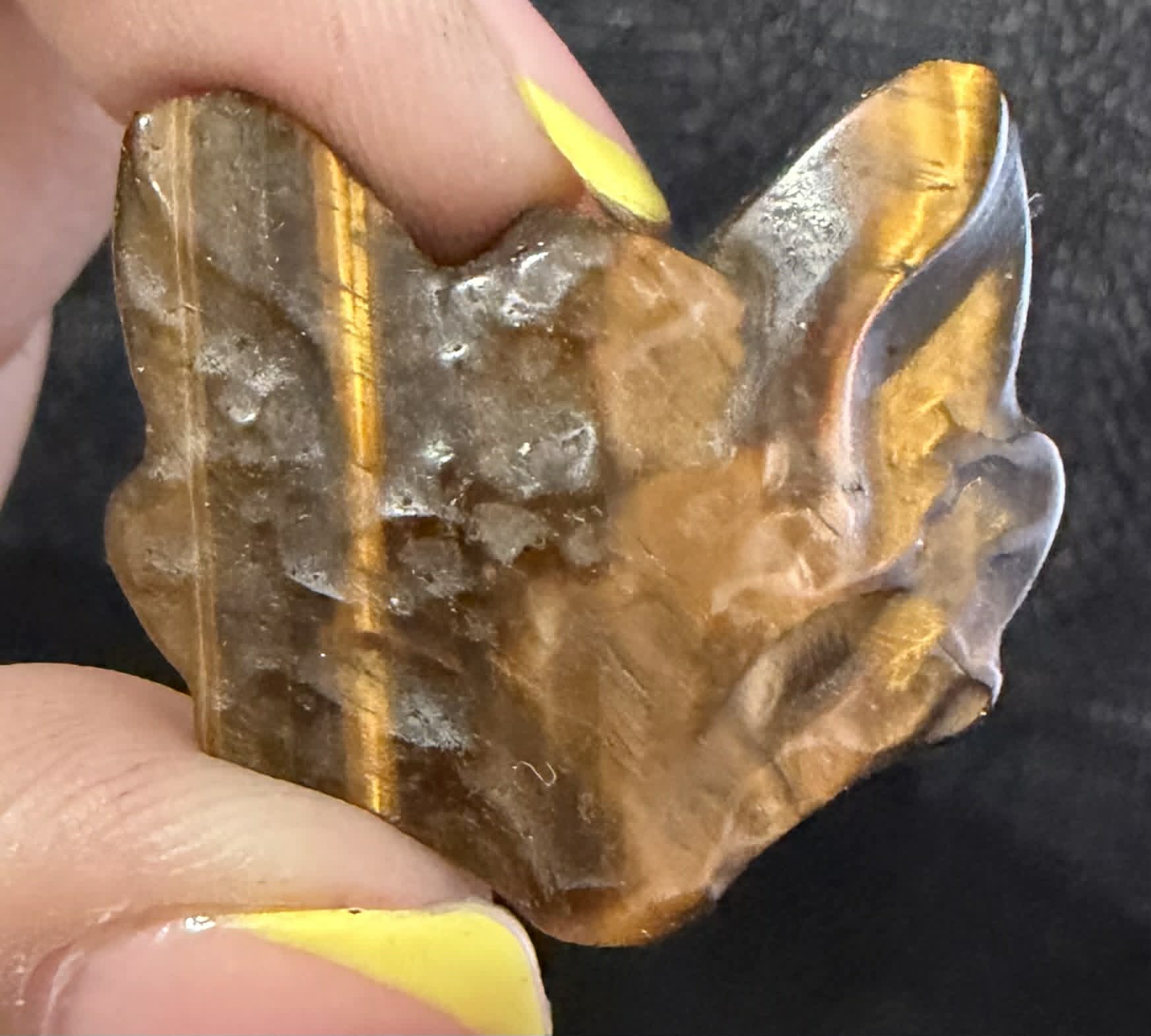 Crystal Fox Face Carving