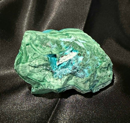 Chrysocolla and Malachite Raw Stone