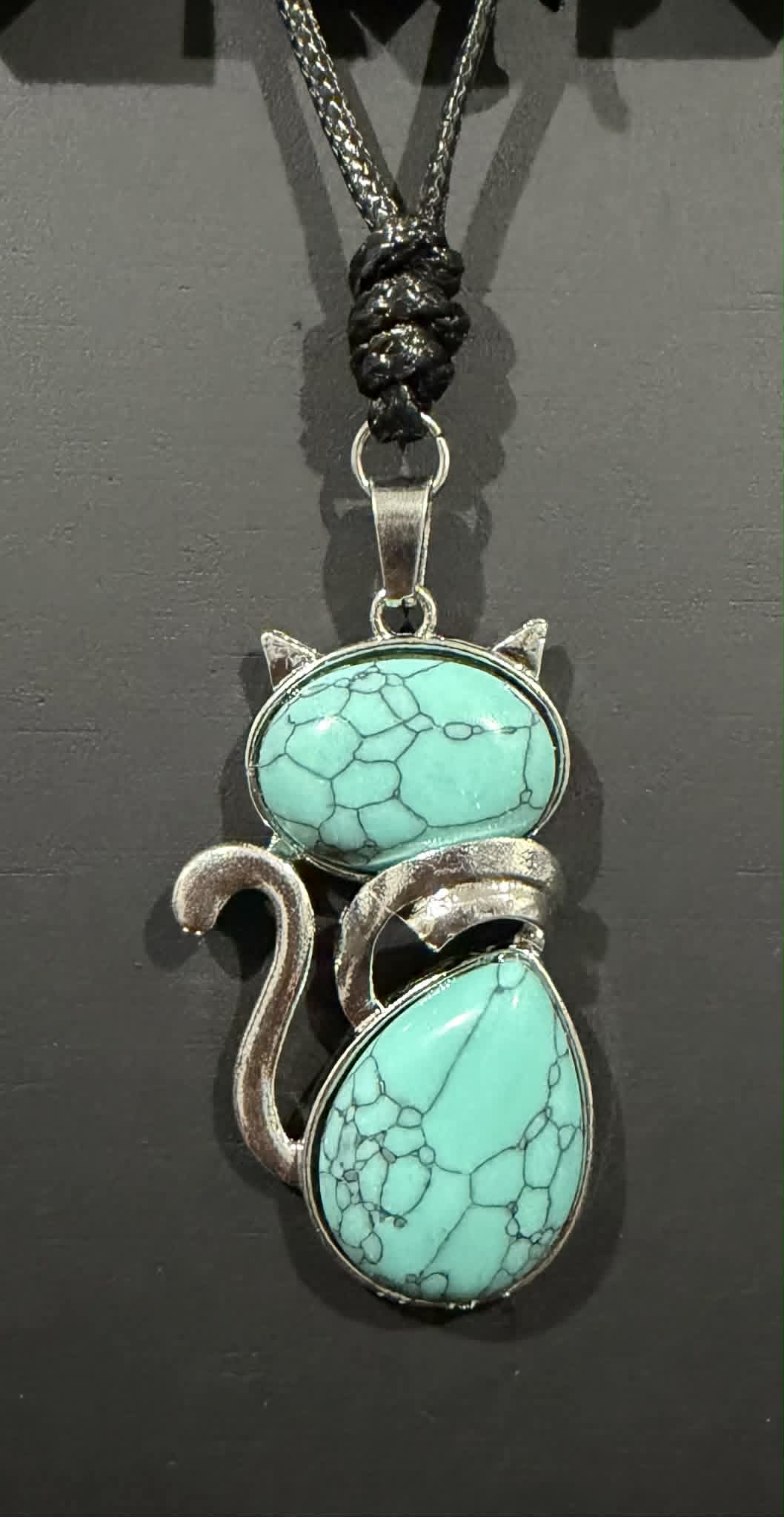 Crystal Cat Necklaces