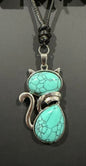 Crystal Cat Necklaces