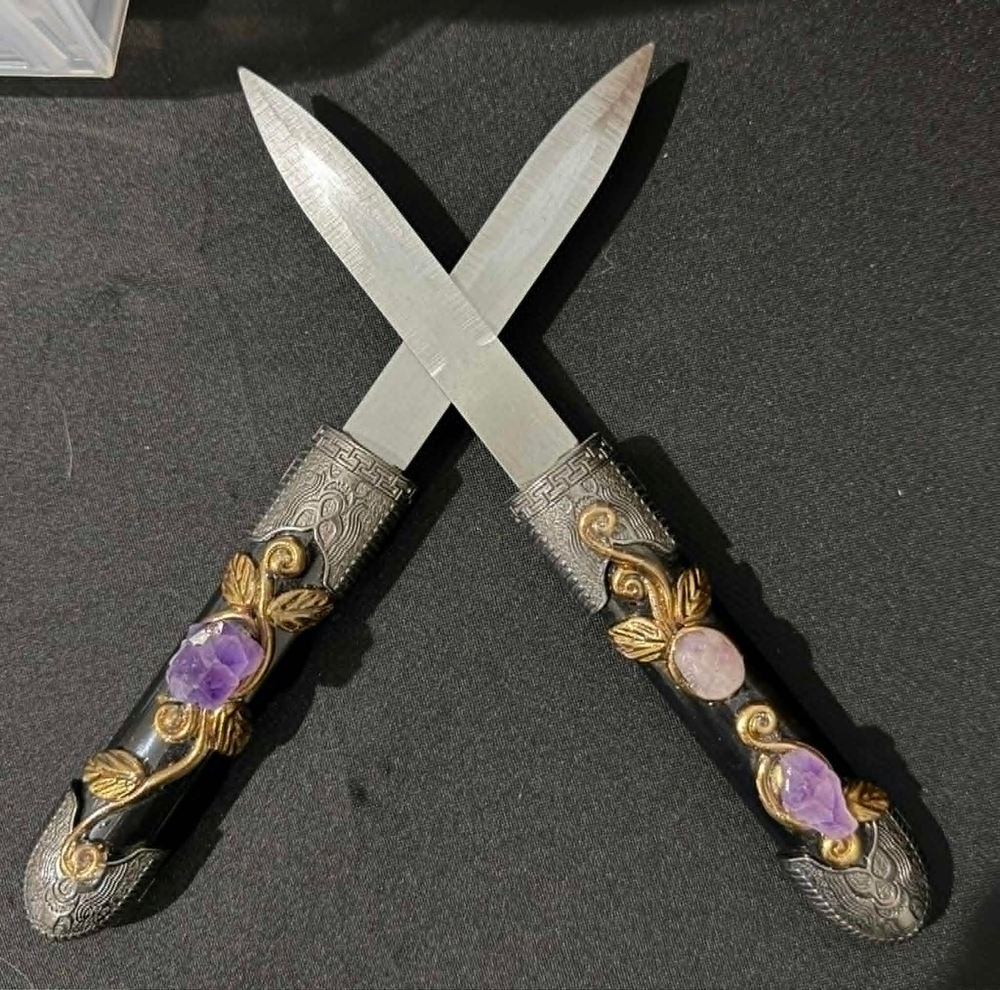 Beautiful Decorative Knives with Crystal Accents