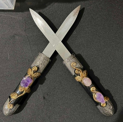 Beautiful Decorative Knives with Crystal Accents