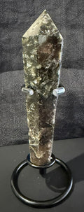 Larvikite Wand with Stand