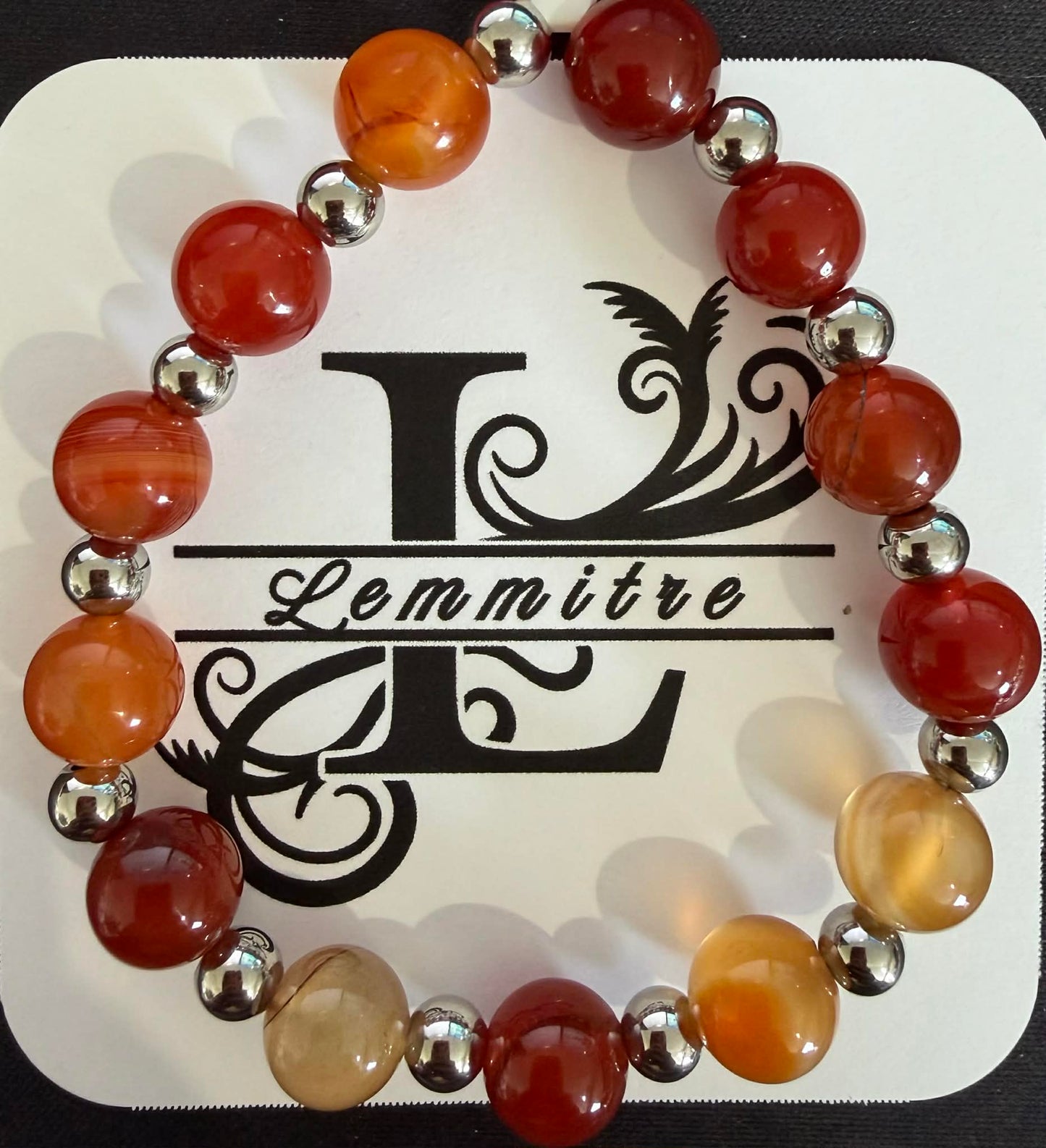 Carnelian Crystal Bracelet