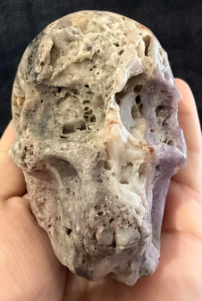 Amethyst Skull Carving