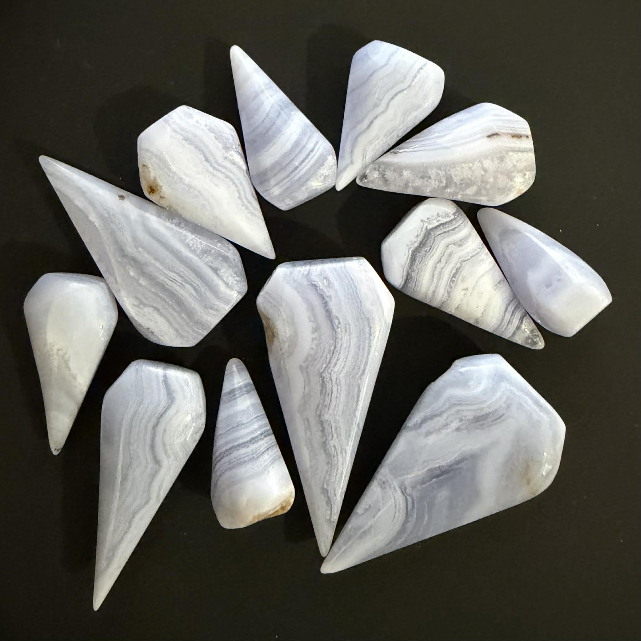 Blue Lace Agate Portal (Tear Drops)