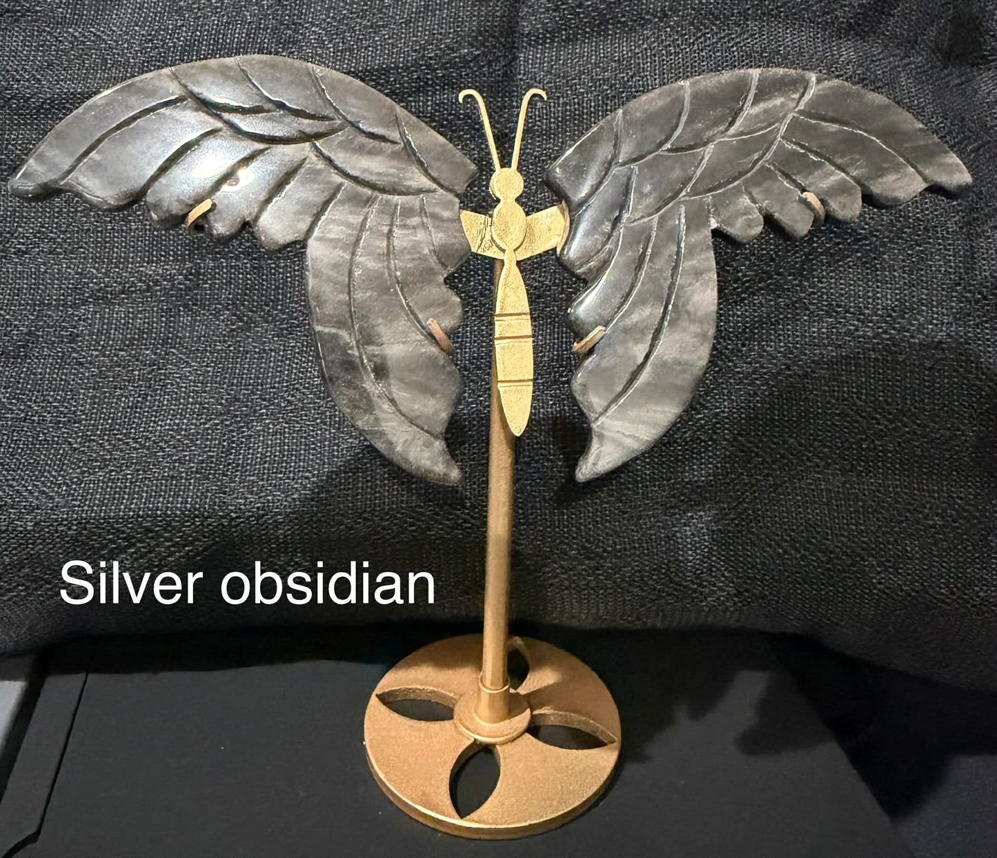 Crystal Butterfly Wings on Stand