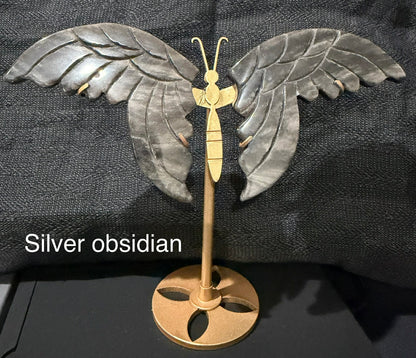 Crystal Butterfly Wings on Stand