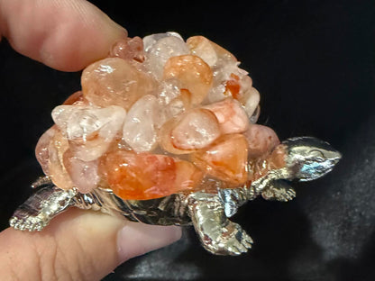 Crystal Chip Turtle Figurine