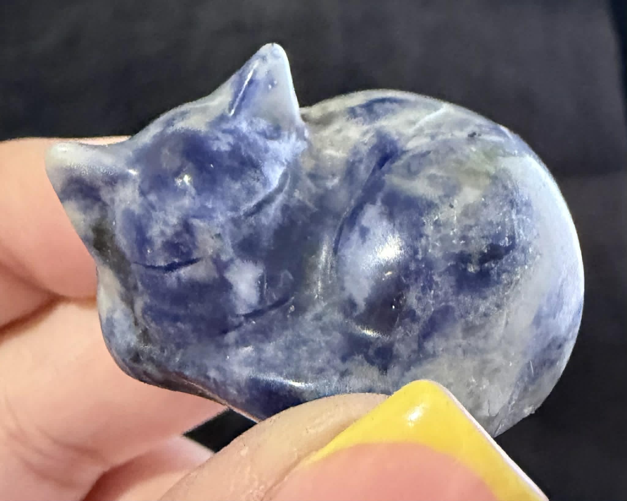 Crystal Sleeping Kitty