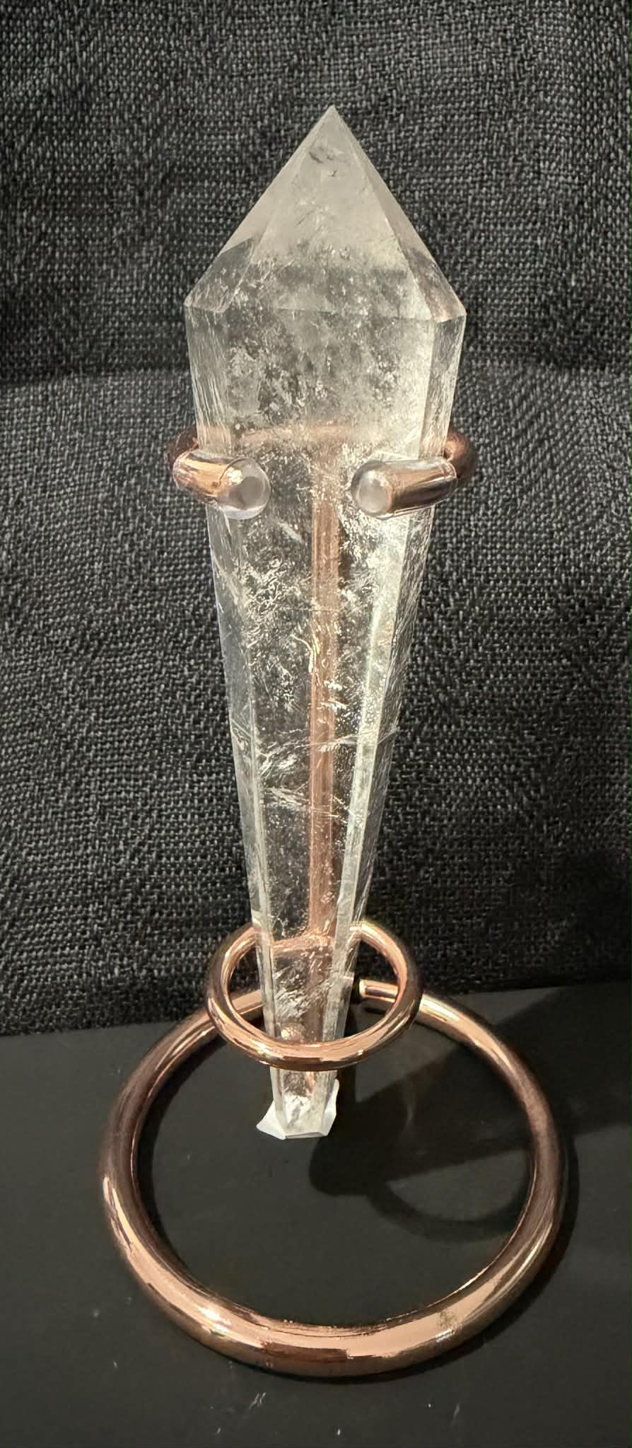 Clear Quartz Wand with Stand