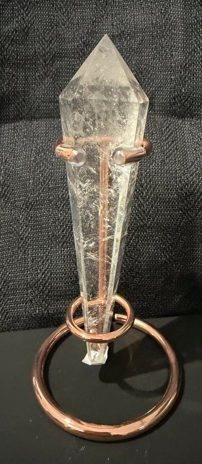 Clear Quartz Wand with Stand