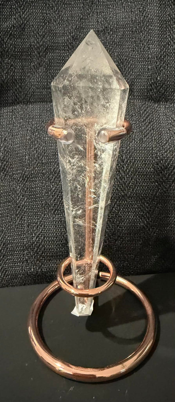 Clear Quartz Wand with Stand
