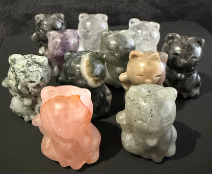 Lucky Kitty Carvings