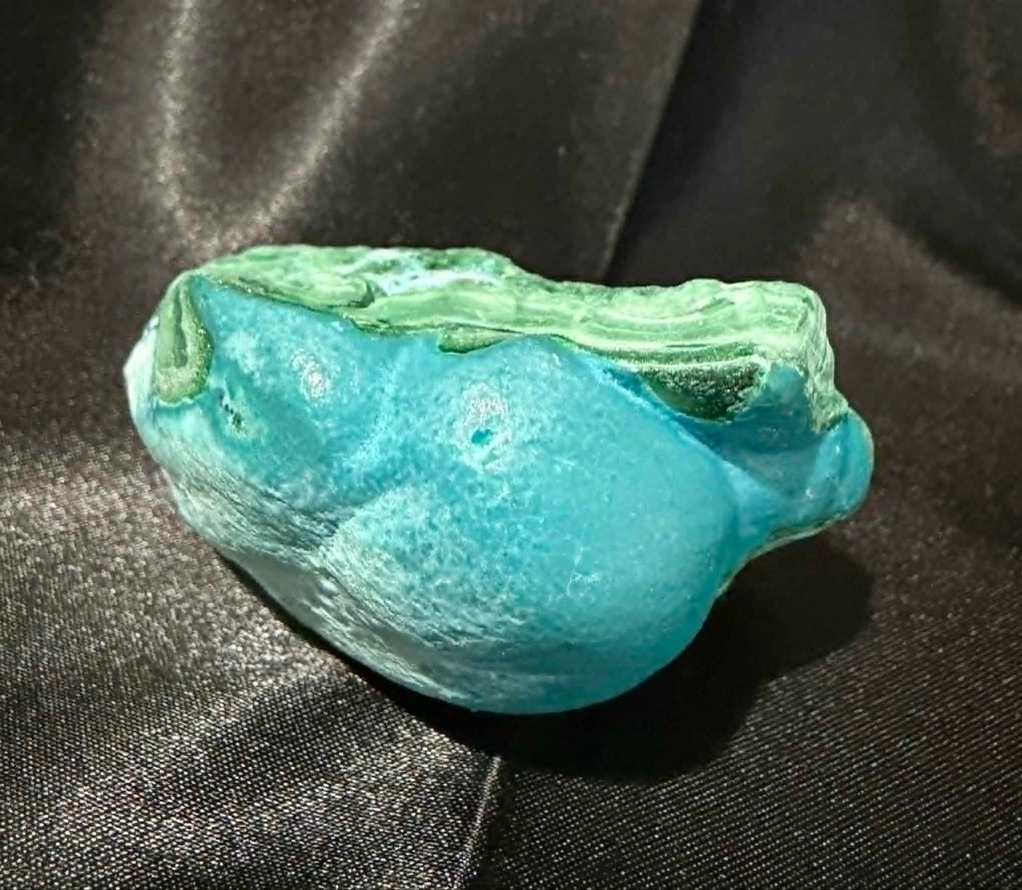 Chrysocolla and Malachite Raw Stone